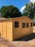 Gartenhaus München - 4,14 x 3,20 Meter aus vorgefertigten Elementen