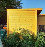 Gartenhaus Paran 19 mm, Farbe: Natur - Außenmaße (B x T): 204 x 202 cm