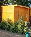 Gartenhaus Paran 19 mm, Farbe: Natur - Außenmaße (B x T): 204 x 202 cm