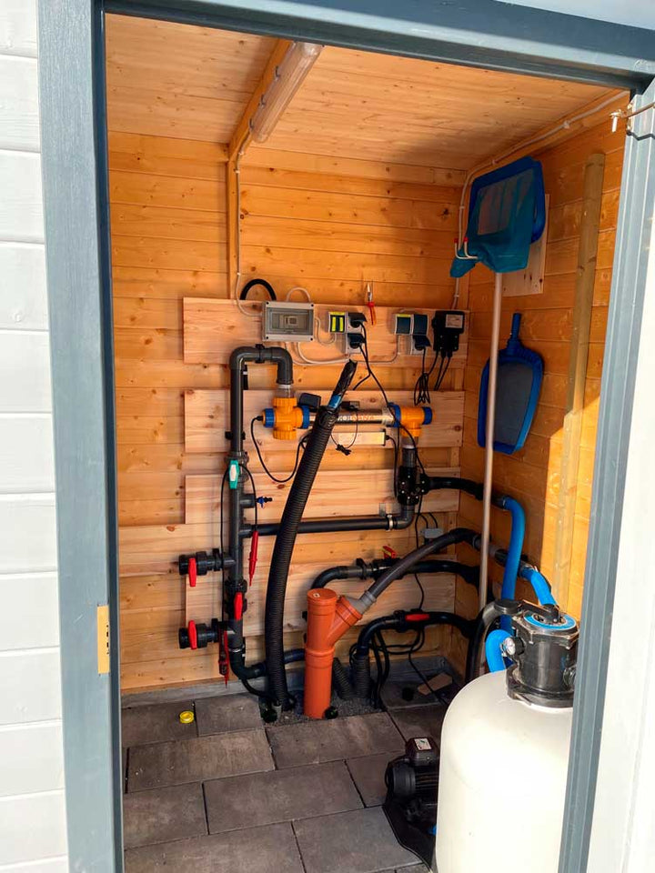 Gartenhaus Paran 19 mm, Farbe: Natur - Außenmaße (B x T): 204 x 202 cm