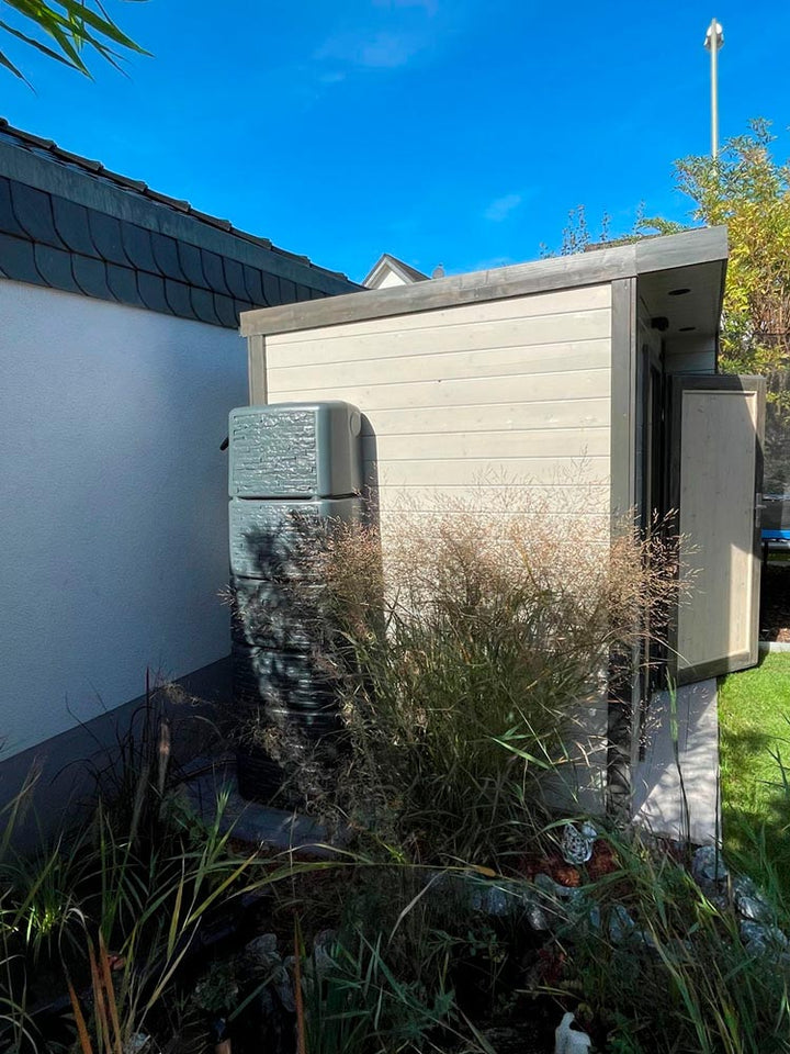 Gartenhaus Paran 19 mm, Farbe: Natur - Außenmaße (B x T): 204 x 202 cm