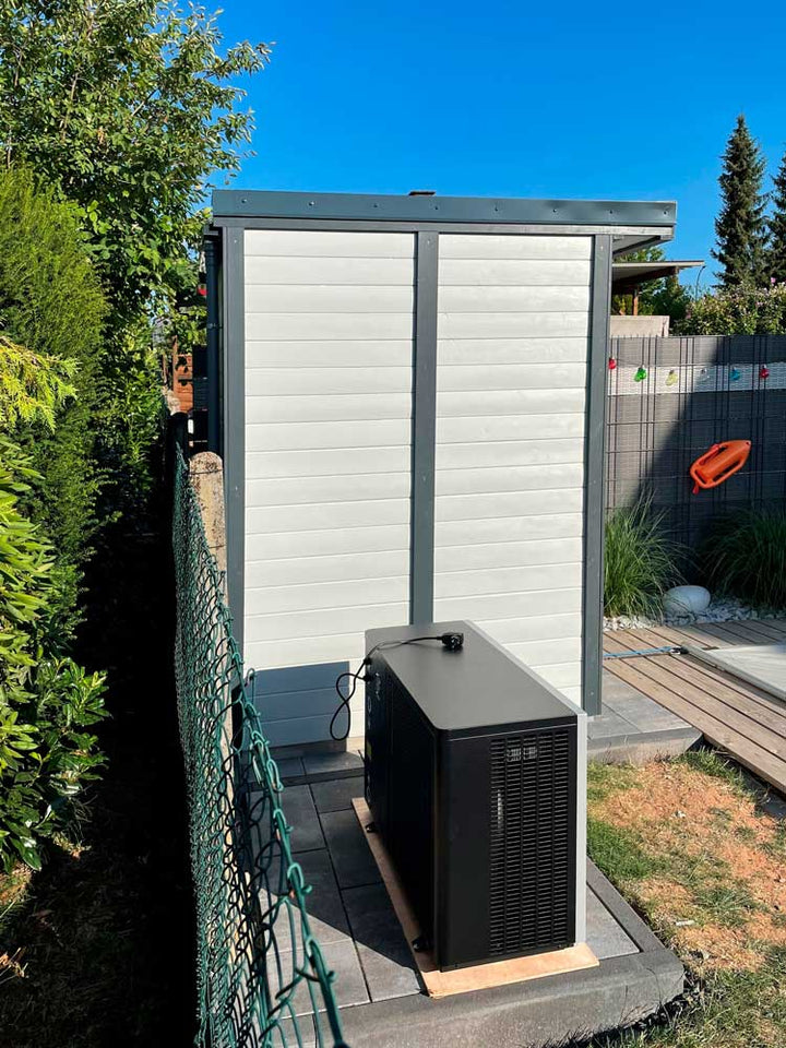 Gartenhaus Paran 19 mm, Farbe: Natur - Außenmaße (B x T): 204 x 202 cm