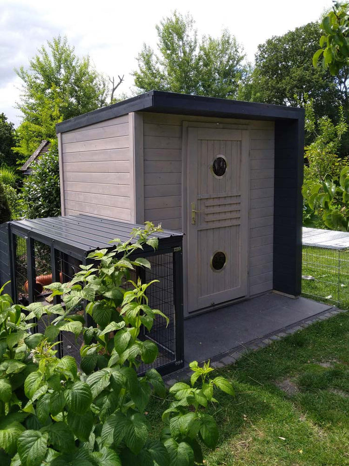 Gartenhaus Paran 19 mm, Farbe: Natur - Außenmaße (B x T): 204 x 202 cm