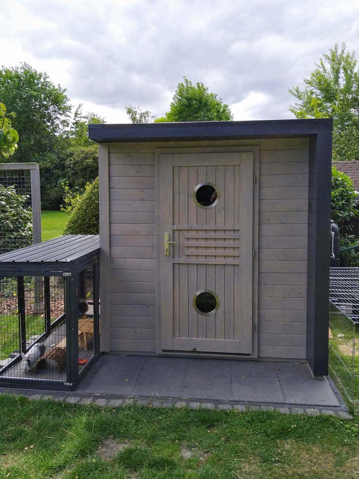 Gartenhaus Paran 19 mm, Farbe: Natur - Außenmaße (B x T): 204 x 202 cm