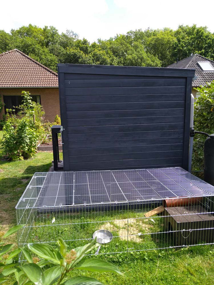 Gartenhaus Paran 19 mm, Farbe: Natur - Außenmaße (B x T): 204 x 202 cm