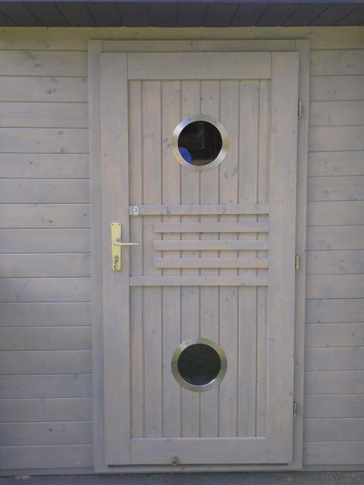 Gartenhaus Paran 19 mm, Farbe: Natur - Außenmaße (B x T): 204 x 202 cm