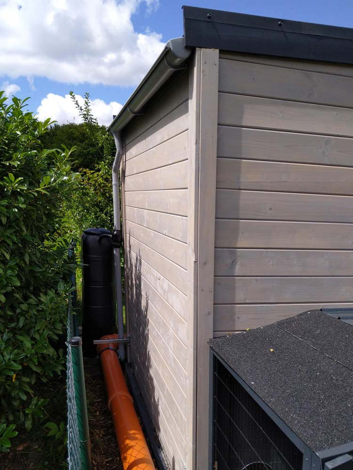 Gartenhaus Paran 19 mm, Farbe: Natur - Außenmaße (B x T): 204 x 202 cm