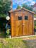Blockbohlen Gartenhaus 19 mm Wien - L: 200 cm x B: 200 cm - inkl. Dachpappe