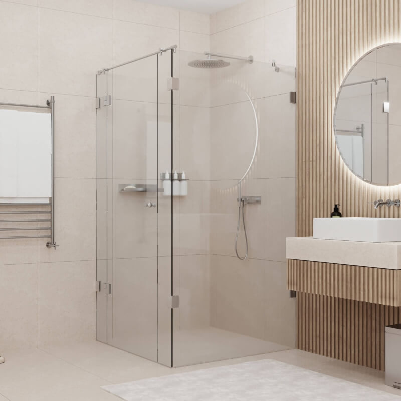 Die erste Dusche ohne Dichtungen