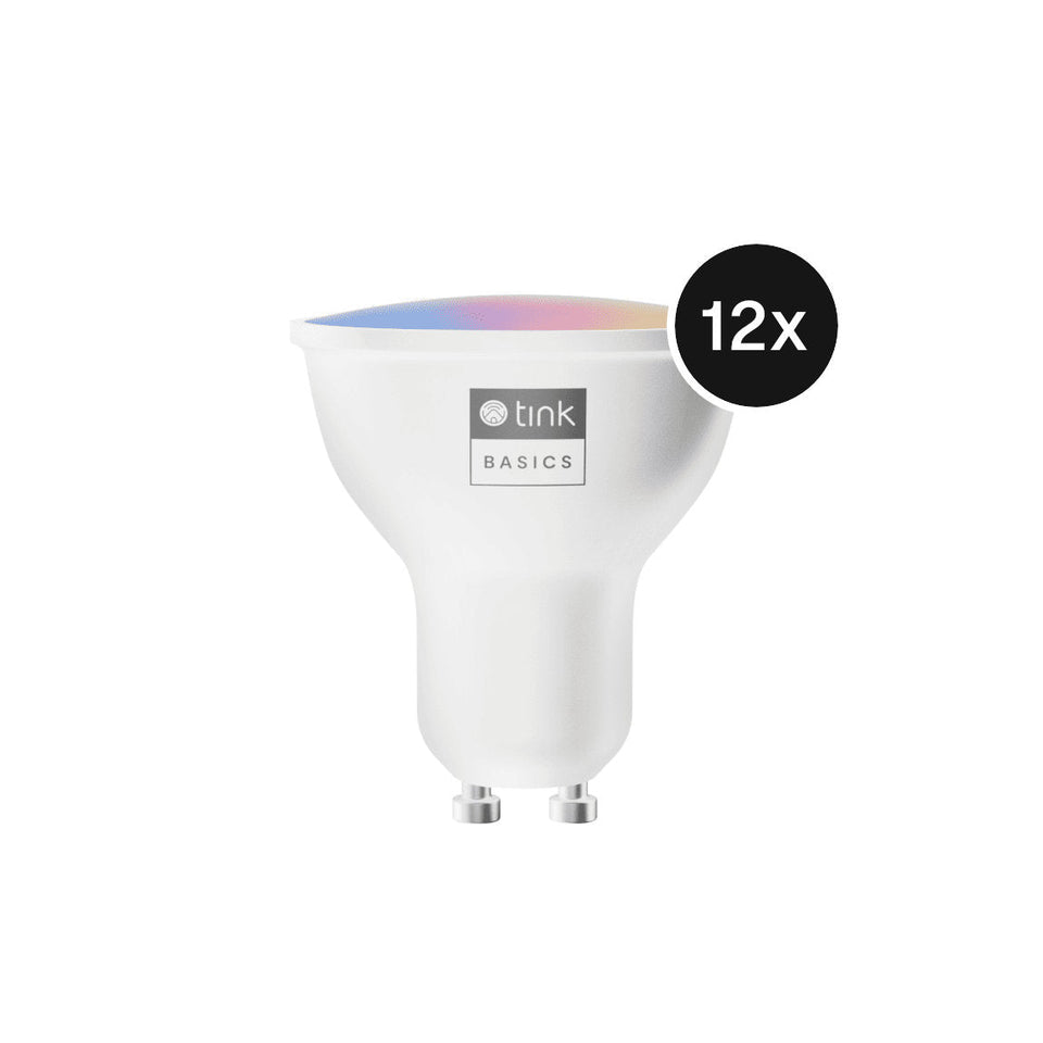 tink Basics White & Color GU10 Bulb mit Matter - 12er-Set