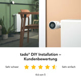 tado° X Starter Kit Smartes Heizkörper-Thermostat - 6er-Set & Bridge