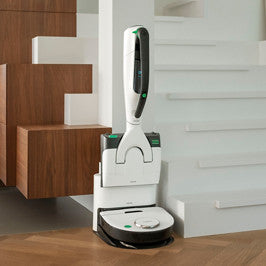 Saugroboter mit Absaugstation