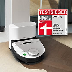 Saugroboter mit Absaugstation