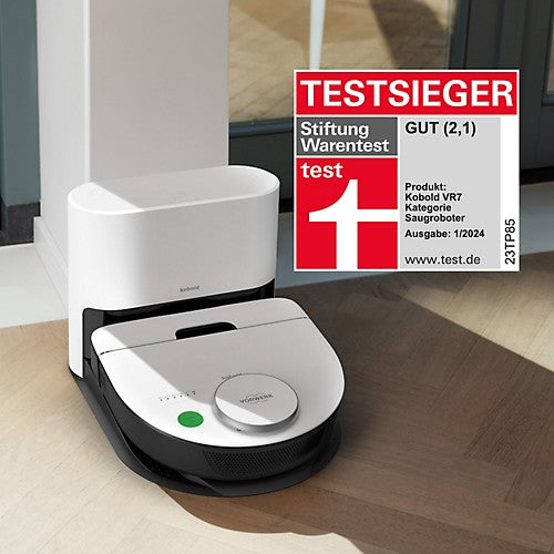 Saugroboter mit Absaugstation