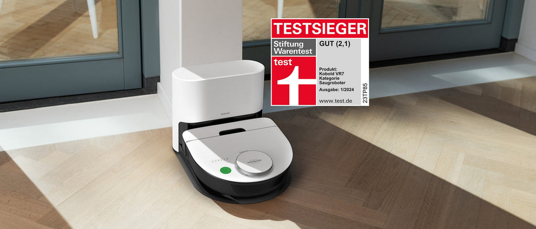 Saugroboter mit Absaugstation
