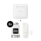 Bosch Smart Home - Starter Set Heizung II [+M] mit 2 Thermostaten & 1 Tür-/Fensterkontakt II [+M]