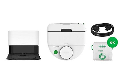 Saugroboter mit Absaugstation