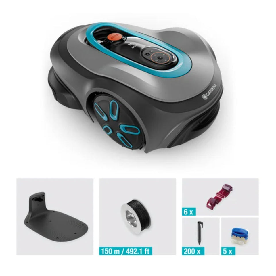 Gardena Mähroboter smart SILENO max 800 m² + gratis Zwischenstecker