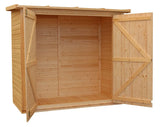 Gartenschrank / Geräteschrank - 1,23 x 2,23 Meter, 17 mm Elementstärke