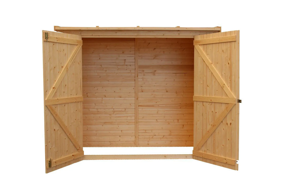 Gartenschrank / Geräteschrank - 1,23 x 2,23 Meter, 17 mm Elementstärke