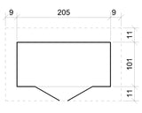 Gartenschrank / Geräteschrank - 1,23 x 2,23 Meter, 17 mm Elementstärke