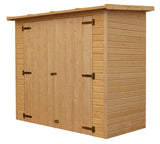 Gartenschrank / Geräteschrank - 1,23 x 2,23 Meter, 17 mm Elementstärke