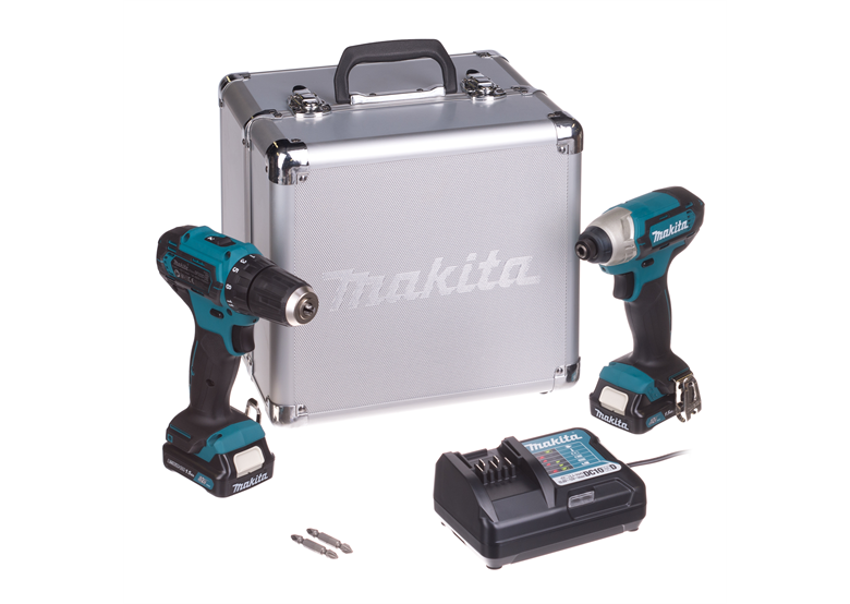 Werkzeugset 12V Makita CXT CLX224X 2x1.3Ah