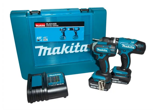 Werkzeugset 18V Makita LXT DLX2142S 2x3.0Ah