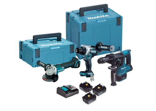 Werkzeugset 18V Makita LXT DLX3202TJ 3x5.0Ah