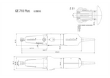 Geradschleifer Metabo GE 710 Plus