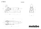 Lackfräse Metabo LF 850 S