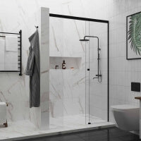 Dusche mit Schiebetür