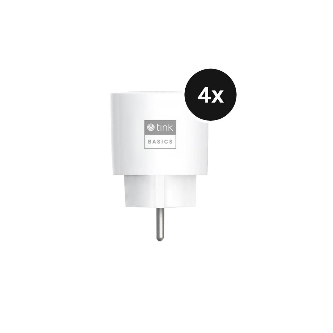 tink Basics Smart Plug mit Matter - 4er-Set
