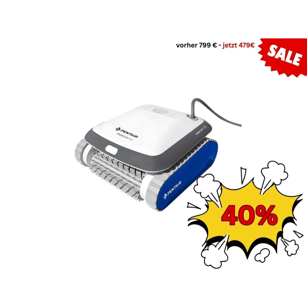 Poolroboter Prowler P20 von Pentair, Boden und Wand