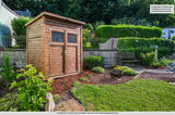Gartenhaus Dresden 01 inkl. Fußboden, Naturbelassen - 14 mm Elementgartenhaus, Nutzfläche: 2,10 m², Pultdach