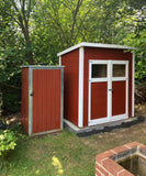 Gartenhaus Dresden 01 inkl. Fußboden, Naturbelassen - 14 mm Elementgartenhaus, Nutzfläche: 2,10 m², Pultdach