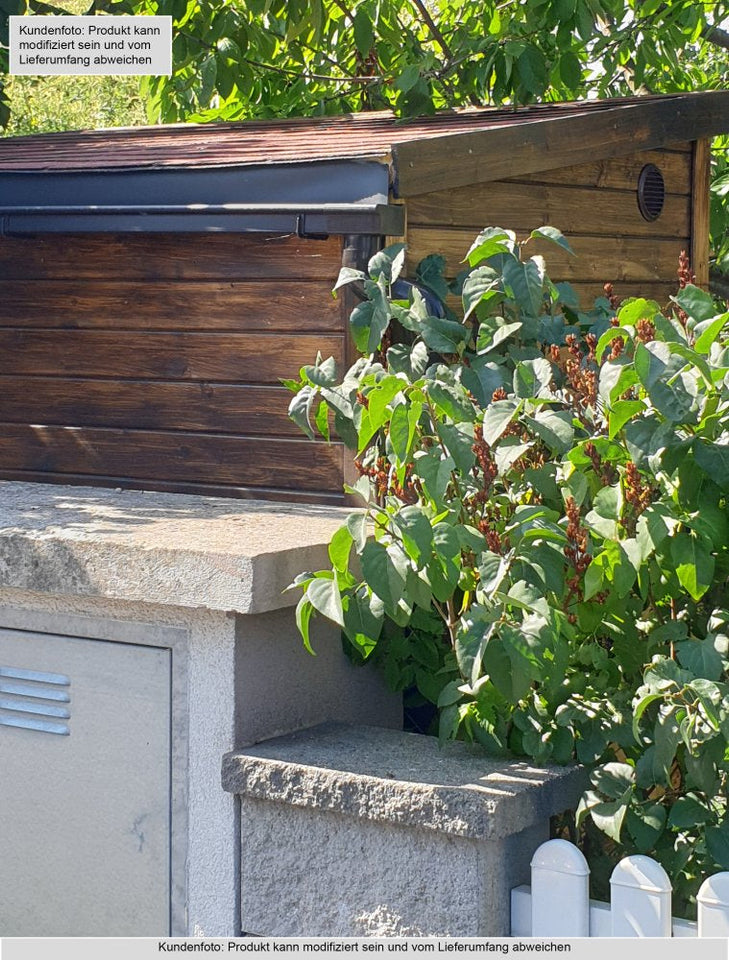 Gartenhaus Dresden 01 inkl. Fußboden, Naturbelassen - 14 mm Elementgartenhaus, Nutzfläche: 2,10 m², Pultdach