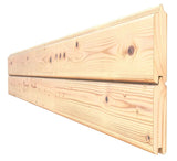 Gartenhaus Dresden 03 mit Anbaudach inkl. Fußboden, Naturbelassen - 14 mm Elementgartenhaus, Nutzfläche: 4,20 m², Pultdach