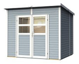 Gartenhaus Koblenz 01 inkl. Fußboden, Naturbelassen - 19 mm Elementgartenhaus, Nutzfläche: 5,9 m²