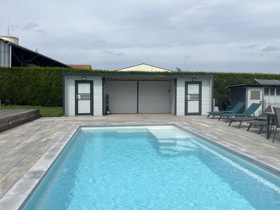 Gartenhaus Paran 19 mm, Farbe: Natur - Außenmaße (B x T): 204 x 202 cm