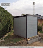 Gartenhaus Paran 19 mm, Farbe: Natur - Außenmaße (B x T): 204 x 202 cm