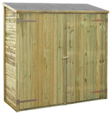 Gartenschrank - Abmessungen: 150 x 73 x 190 cm (L x B x H)