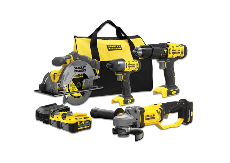 Werkzeugset 18V Stanley FatMax V20 SFMCK469M2 2x4.0Ah