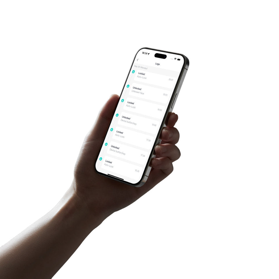 SwitchBot Smart Lock Ultra + Hub Mini Matter + Keypad Vision + NFC Card - 3er-Set