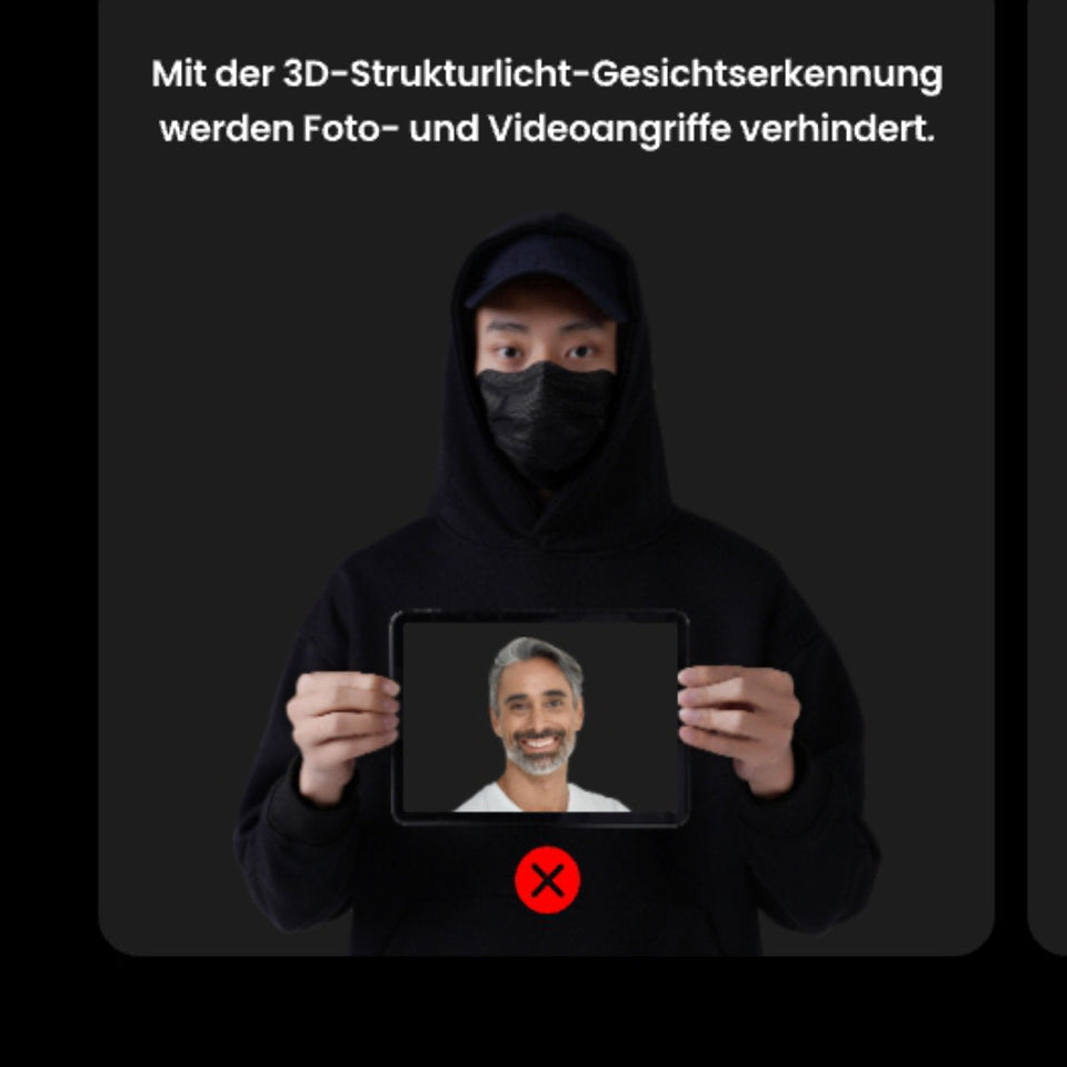 SwitchBot Smart Lock Ultra + Hub Mini Matter + Keypad Vision + NFC Card - 3er-Set