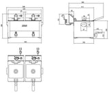 ECOLINE Elektro-Fritteuse mit 2 Becken 10 l & Ablasshahn