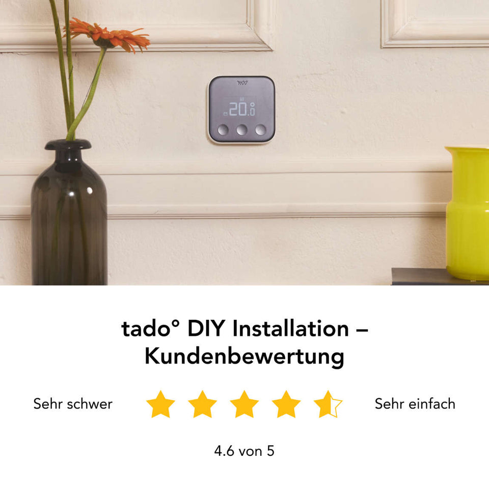 tado° X Funk-Temperatursensor - Zur Steuerung von Heizkörper-Thermostaten - 2er-Set
