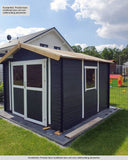 Gartenhaus Kitzbühel - 3,00 x 3,00 Meter aus 19mm Blockbohlen