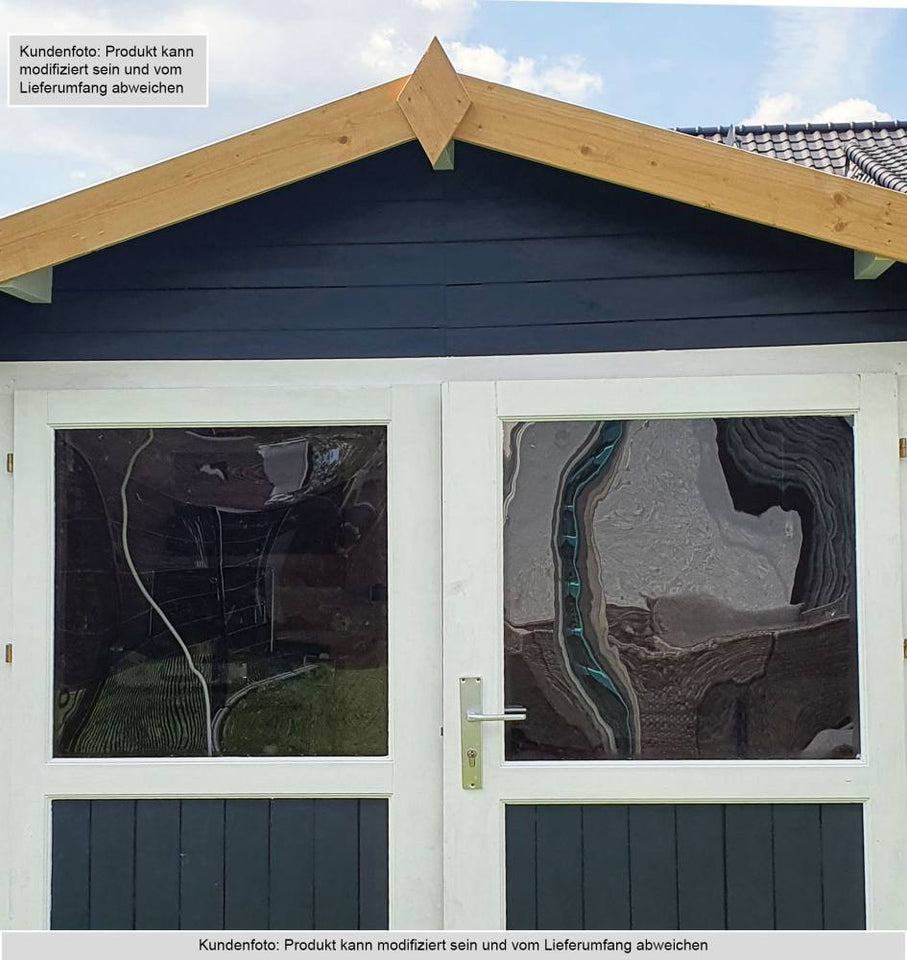 Gartenhaus Kitzbühel - 3,00 x 3,00 Meter aus 19mm Blockbohlen