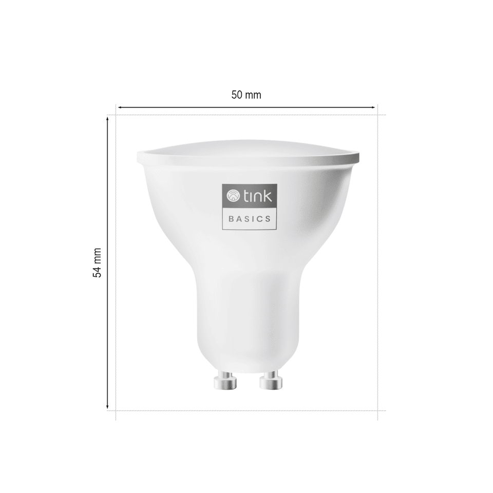 tink Basics White & Color GU10 Bulb mit Matter - 12er-Set